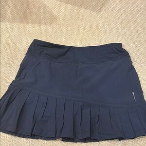 Elegant Black Pleated Skirt